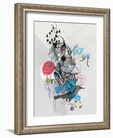 Despite All the Confusion-Mydeadpony-Framed Art Print