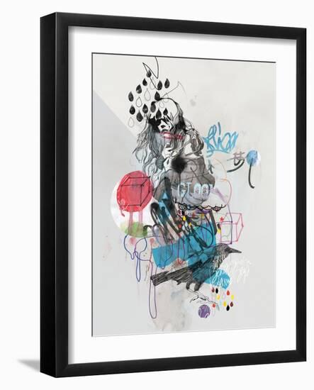 Despite All the Confusion-Mydeadpony-Framed Art Print