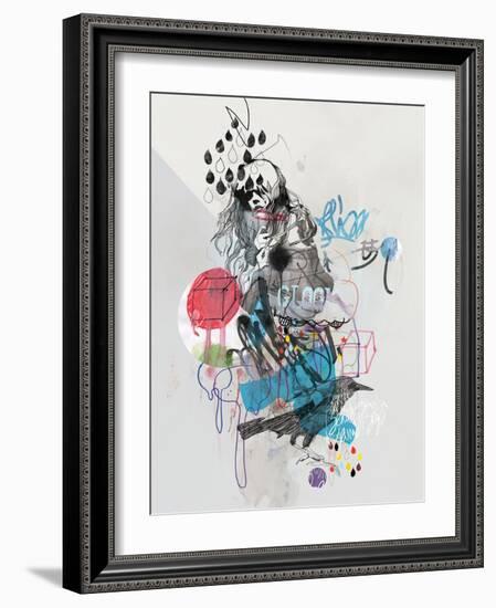 Despite All the Confusion-Mydeadpony-Framed Art Print