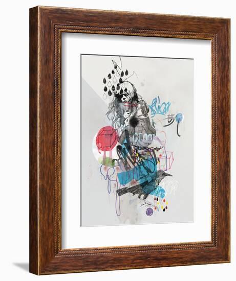 Despite All the Confusion-Mydeadpony-Framed Art Print