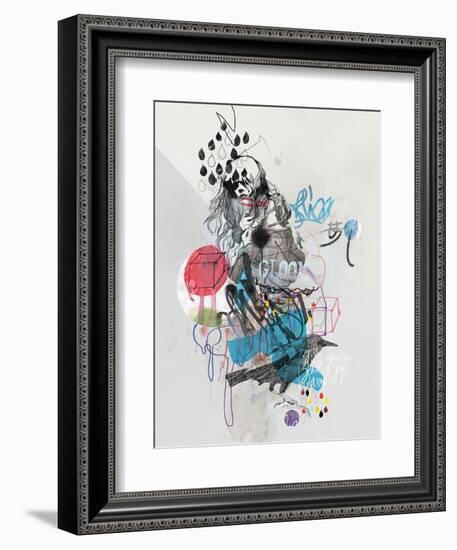 Despite All the Confusion-Mydeadpony-Framed Art Print