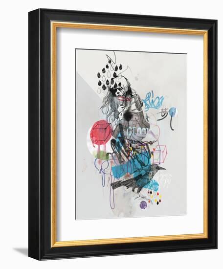 Despite All the Confusion-Mydeadpony-Framed Art Print