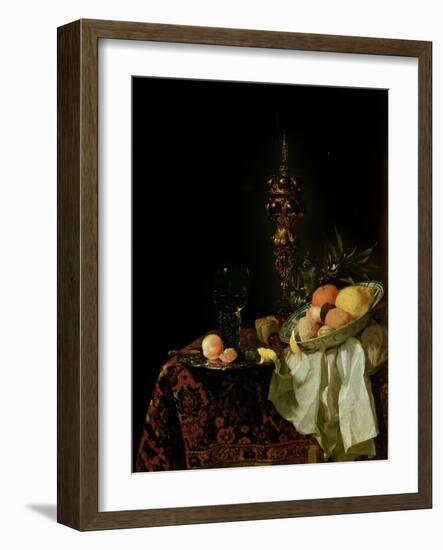 Dessert, 1653-54-Willem Kalf-Framed Giclee Print