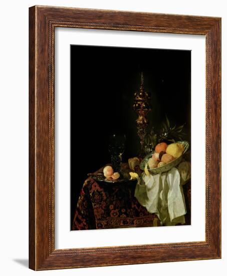 Dessert, 1653-54-Willem Kalf-Framed Giclee Print