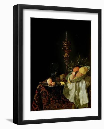 Dessert, 1653-54-Willem Kalf-Framed Giclee Print