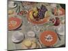 'Dessert - In this table arrangement the fruit service is Royal Copenhagen faience', 1939-Unknown-Mounted Photographic Print