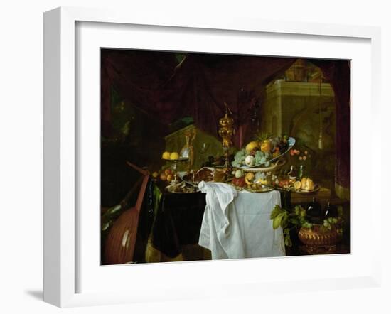 Dessert. Still-life, 1640-Jan Davidsz de Heem-Framed Giclee Print