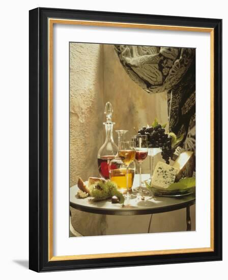 Dessert Wines for a Selection of Cheeses-null-Framed Photographic Print