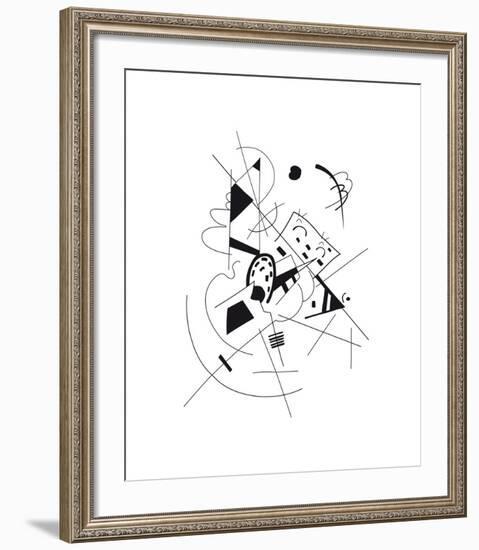 Dessin, 1918-Wassily Kandinsky-Framed Premium Giclee Print