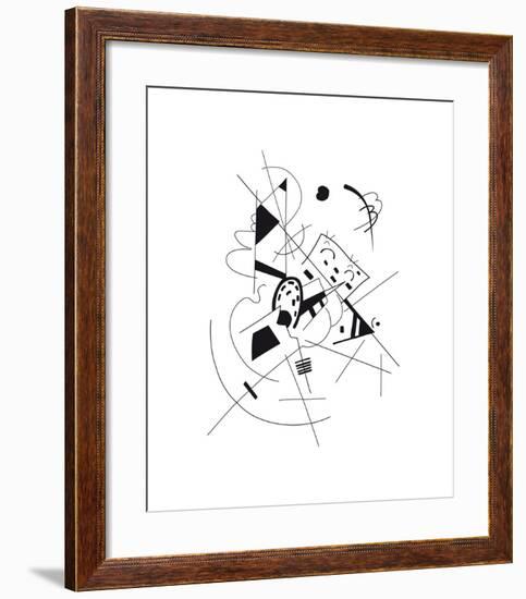 Dessin, 1918-Wassily Kandinsky-Framed Premium Giclee Print