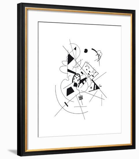 Dessin, 1918-Wassily Kandinsky-Framed Premium Giclee Print