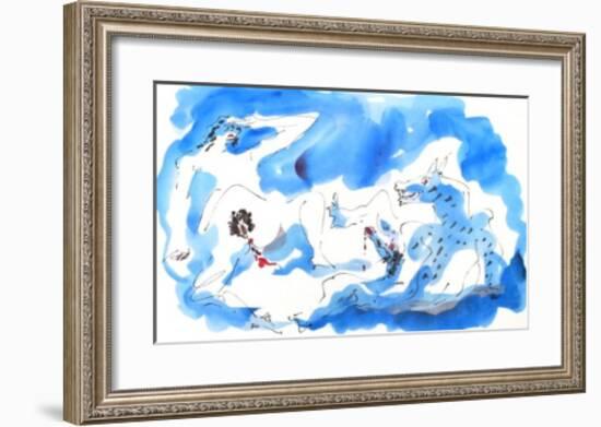 Dessin Érotique VII-André Masson-Framed Premium Edition