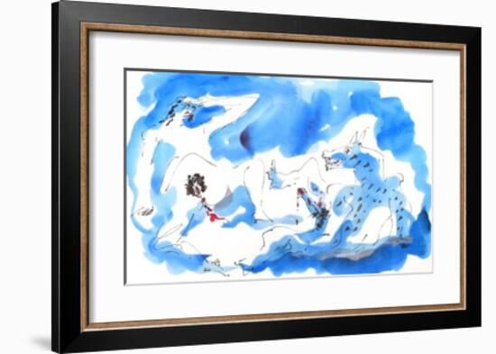 Dessin Érotique VII-André Masson-Framed Premium Edition