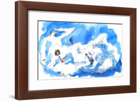 Dessin Érotique VII-André Masson-Framed Premium Edition