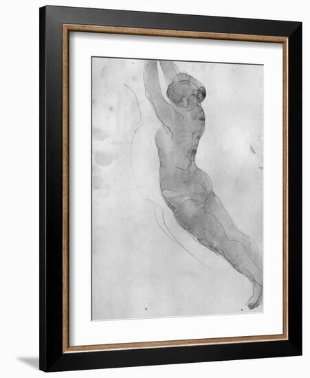 Dessin-Auguste Rodin-Framed Giclee Print