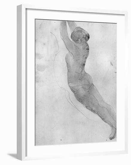 Dessin-Auguste Rodin-Framed Giclee Print