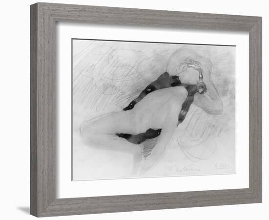 Dessin-Auguste Rodin-Framed Giclee Print