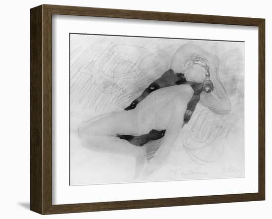 Dessin-Auguste Rodin-Framed Giclee Print