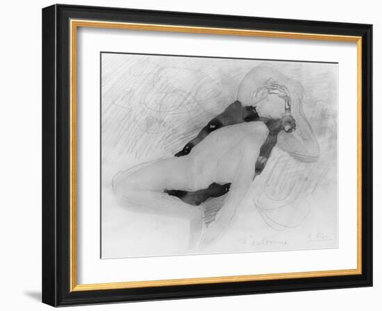 Dessin-Auguste Rodin-Framed Giclee Print