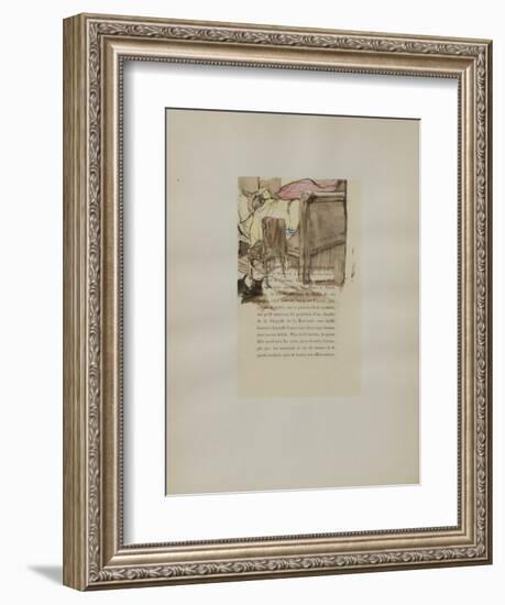 Dessins : La fille Elisa III-Henri de Toulouse-Lautrec-Framed Collectable Print