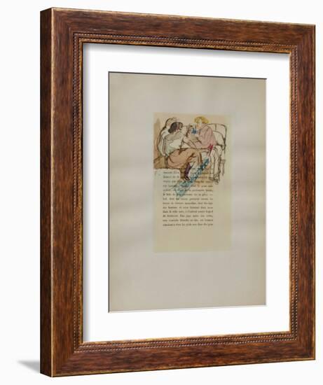 Dessins : La fille Elisa IV-Henri de Toulouse-Lautrec-Framed Collectable Print