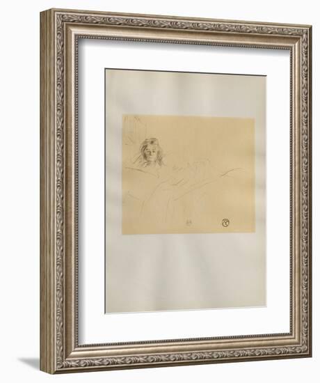 Dessins : Madamoiselle Popo-Henri de Toulouse-Lautrec-Framed Collectable Print