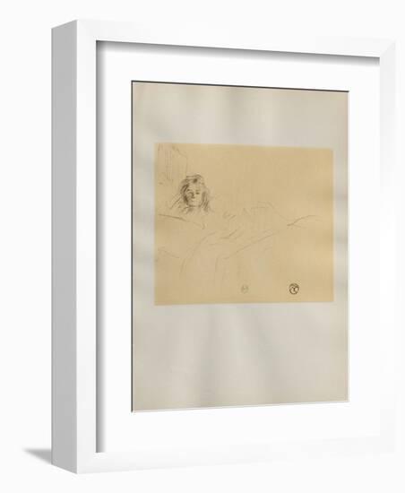 Dessins : Madamoiselle Popo-Henri de Toulouse-Lautrec-Framed Collectable Print