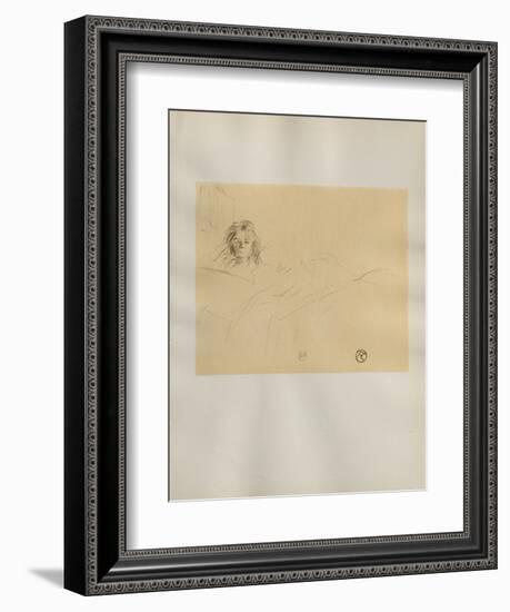 Dessins : Madamoiselle Popo-Henri de Toulouse-Lautrec-Framed Collectable Print