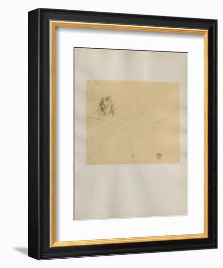 Dessins : Madamoiselle Popo-Henri de Toulouse-Lautrec-Framed Collectable Print