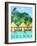 Destination Bora Bora-The Trainyard Cooperative-Framed Giclee Print