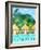 Destination Bora Bora-The Trainyard Cooperative-Framed Giclee Print