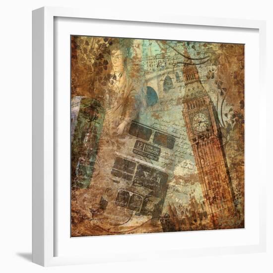 Destination London-null-Framed Giclee Print