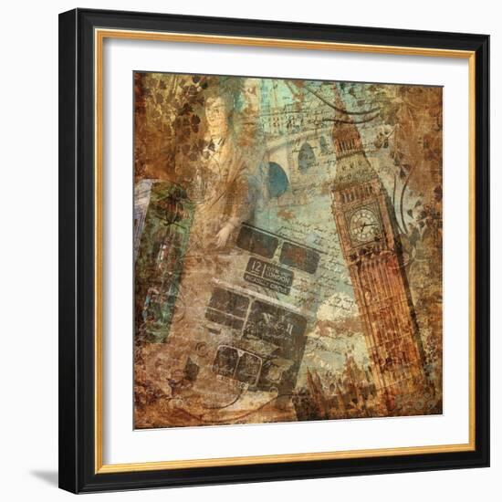 Destination London-null-Framed Giclee Print