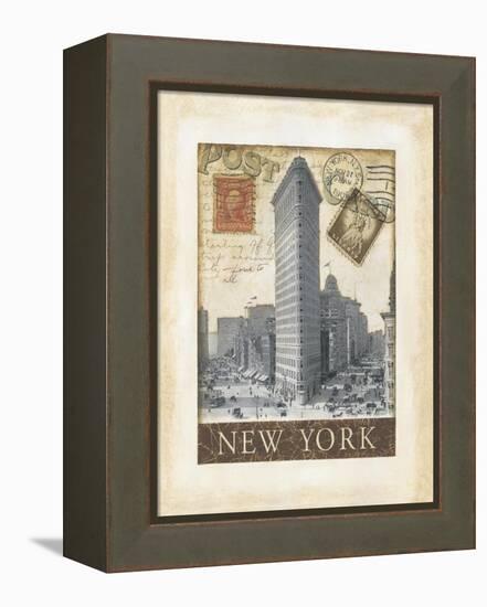 Destination New York-Tina Chaden-Framed Stretched Canvas