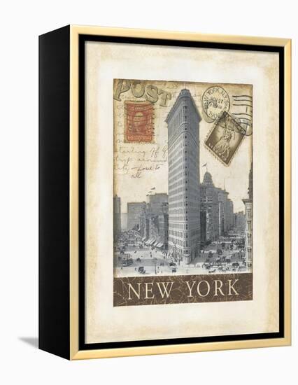 Destination New York-Tina Chaden-Framed Stretched Canvas