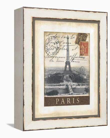 Destination Paris-Tina Chaden-Framed Stretched Canvas