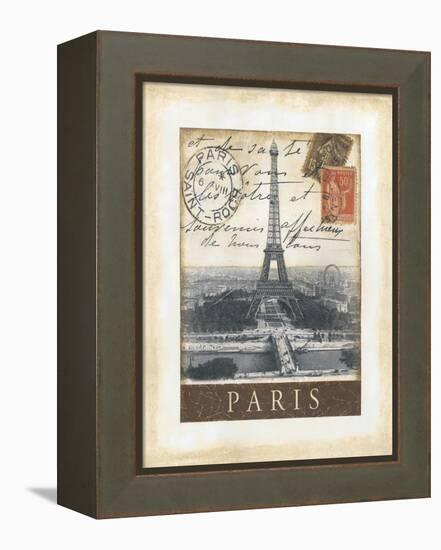 Destination Paris-Tina Chaden-Framed Stretched Canvas