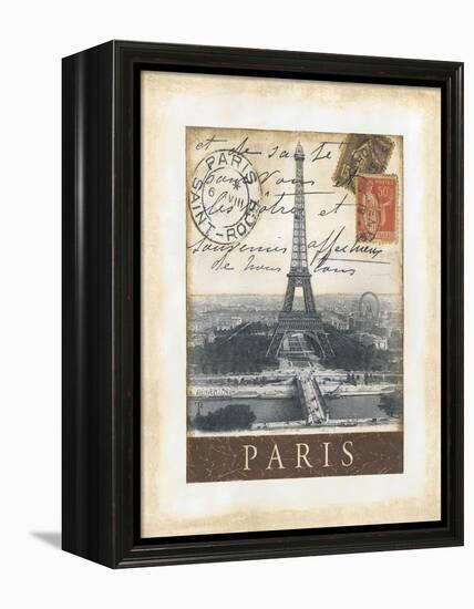 Destination Paris-Tina Chaden-Framed Stretched Canvas