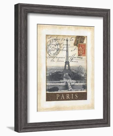 Destination Paris-Tina Chaden-Framed Art Print