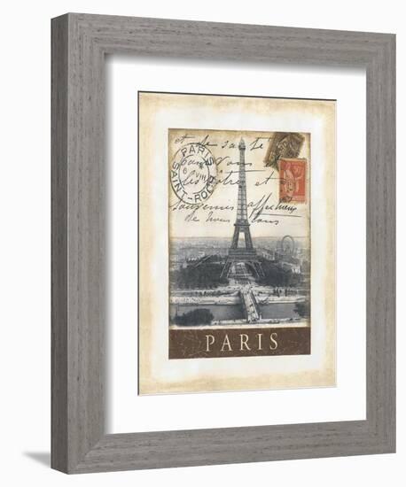 Destination Paris-Tina Chaden-Framed Art Print