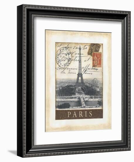 Destination Paris-Tina Chaden-Framed Art Print