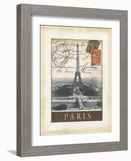 Destination Paris-Tina Chaden-Framed Art Print