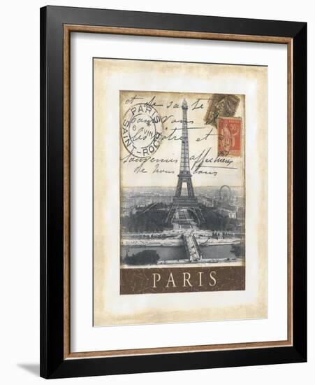 Destination Paris-Tina Chaden-Framed Art Print