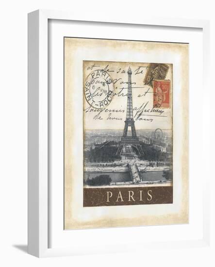 Destination Paris-Tina Chaden-Framed Art Print