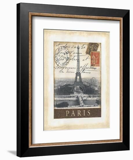 Destination Paris-Tina Chaden-Framed Premium Giclee Print