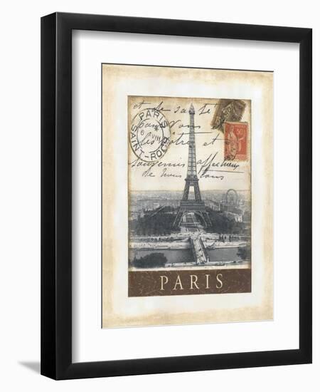 Destination Paris-Tina Chaden-Framed Premium Giclee Print