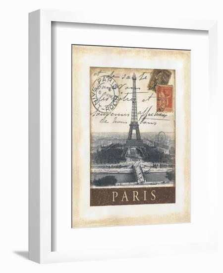 Destination Paris-Tina Chaden-Framed Premium Giclee Print