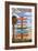 Destination Sign - Charleston Harbor Resort-Lantern Press-Framed Art Print