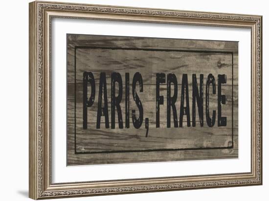 Destination Signs I Brown-Pela Studio-Framed Art Print