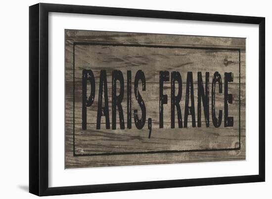 Destination Signs I Brown-Pela Studio-Framed Art Print